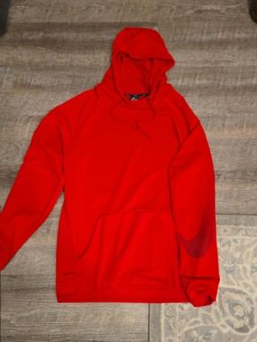 Nike Dri Fit Red Men's Hoodie
